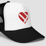 Top Off Your Look with the HEART Trucker Hat