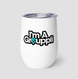 Sip Stylishly Anywhere with the "I'm A Grouppii" Wine Tumbler: Elevating Your Drinking Experience