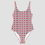 Pink Heart One-Piece Swimsuit