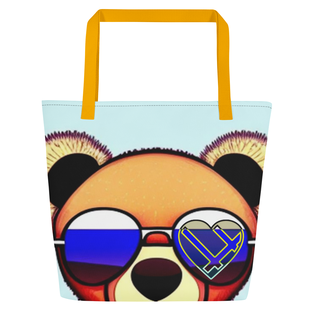 Grouppii Bear Large Tote Bag