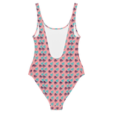 Pink Heart One-Piece Swimsuit