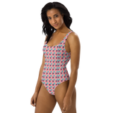 Pink Heart One-Piece Swimsuit