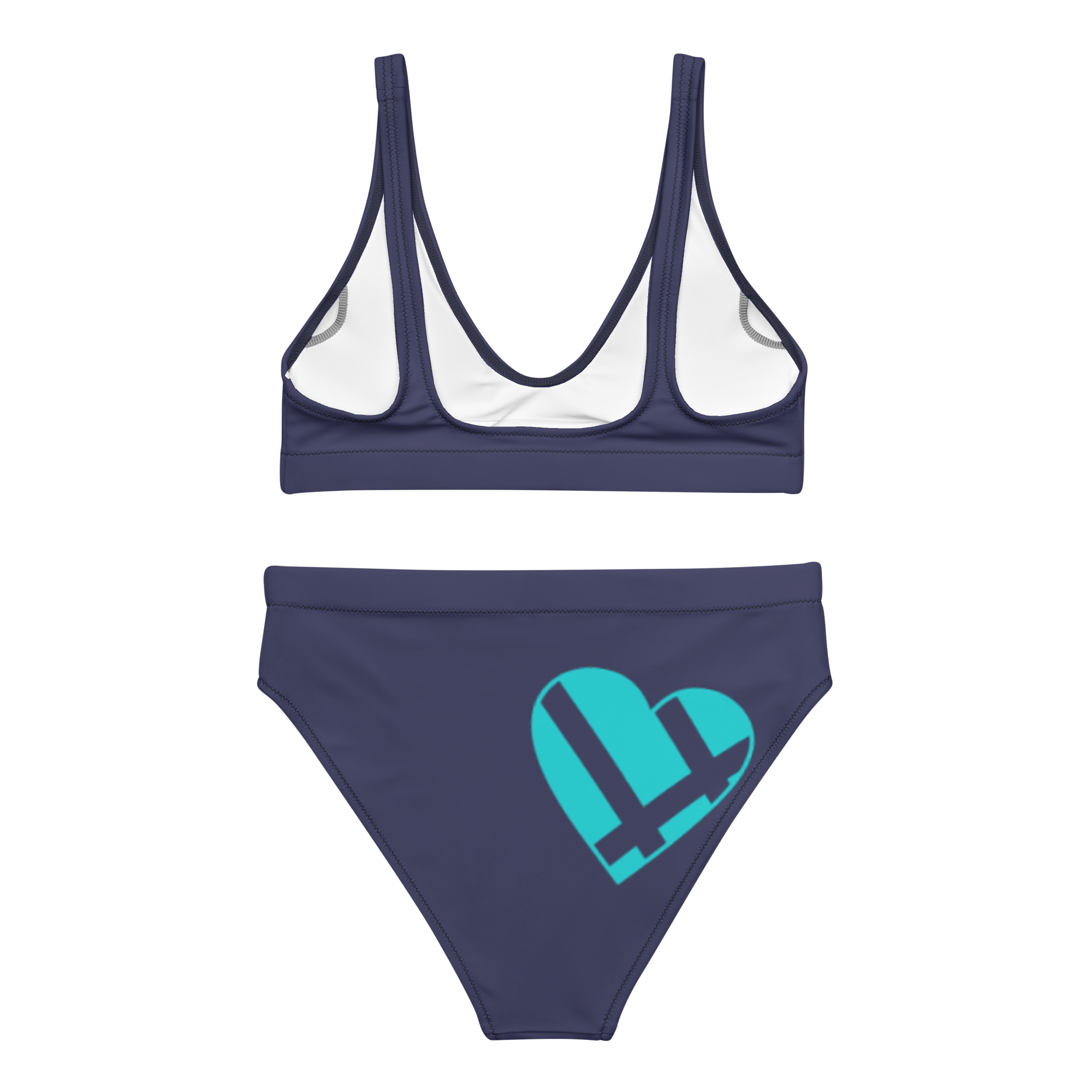 Grouppii Heart High-Waisted Bikini