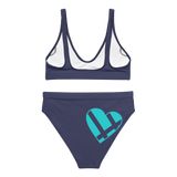 Grouppii Heart High-Waisted Bikini