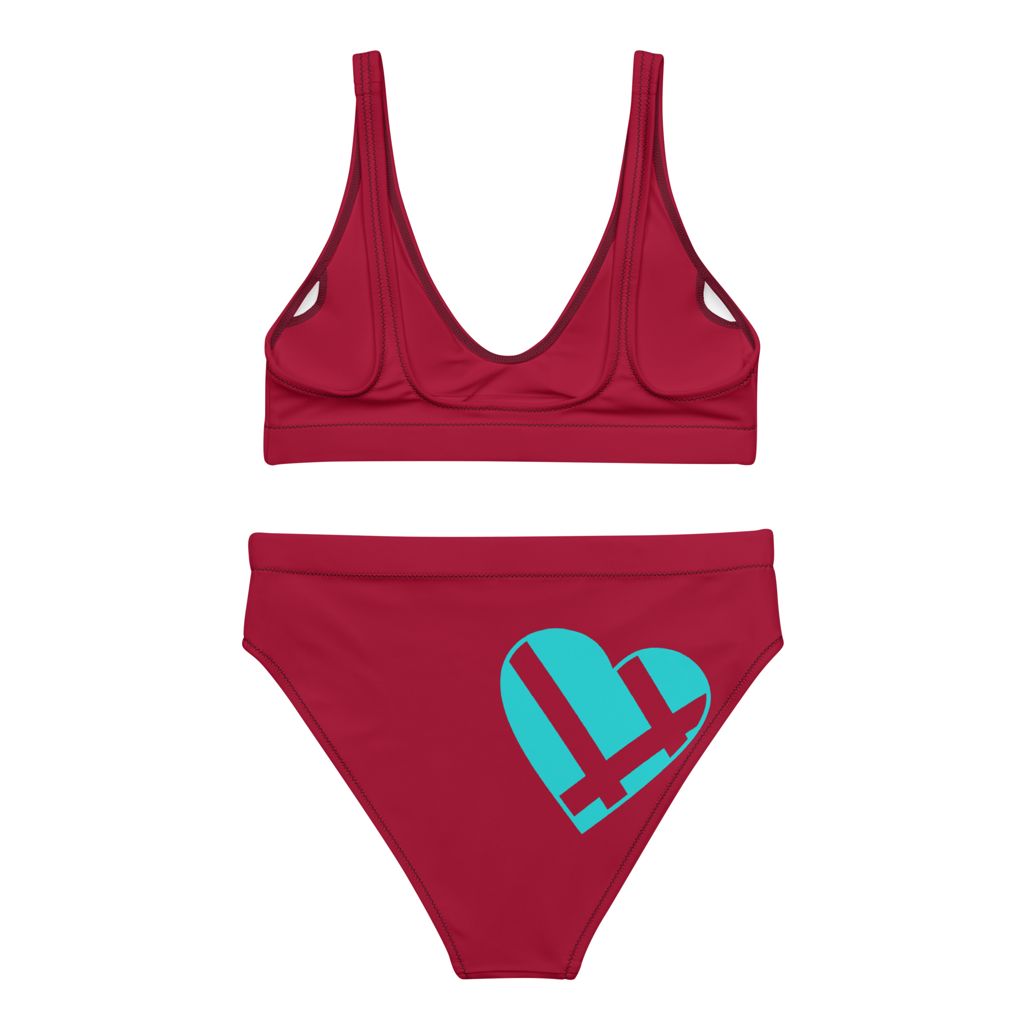 Carmine Grouppii Heart High-Waisted Bikini