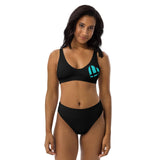 Black Grouppii High-Waisted Bikini