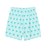 Light Cyan Heart Trunks