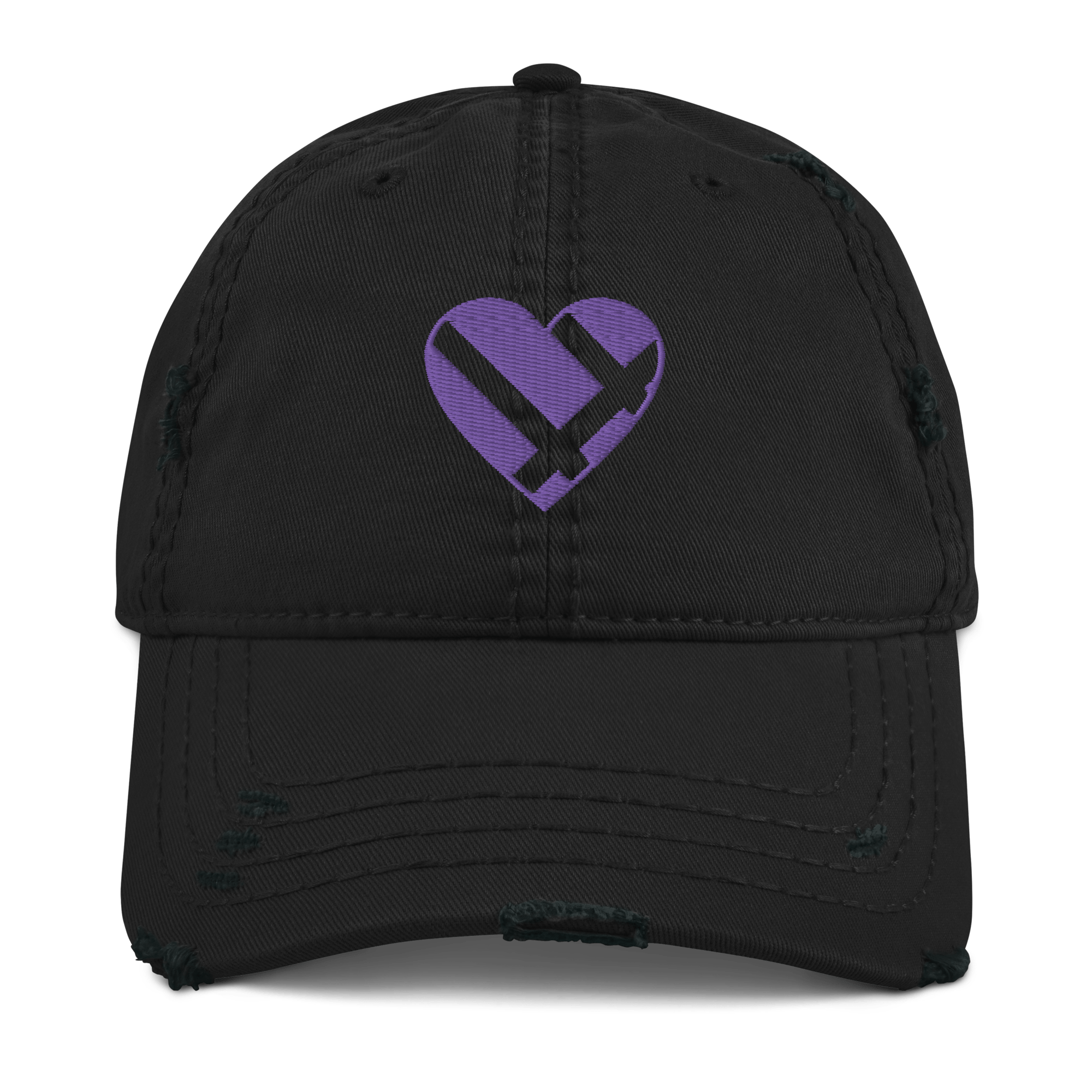 Distressed Heart Dad Hat