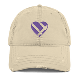 Distressed Heart Dad Hat