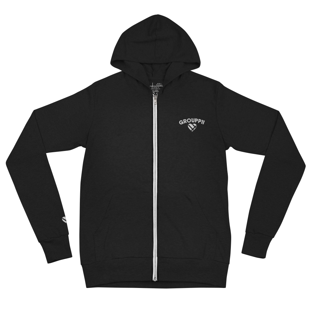 Grouppii Heart Zip-Up Hoodie