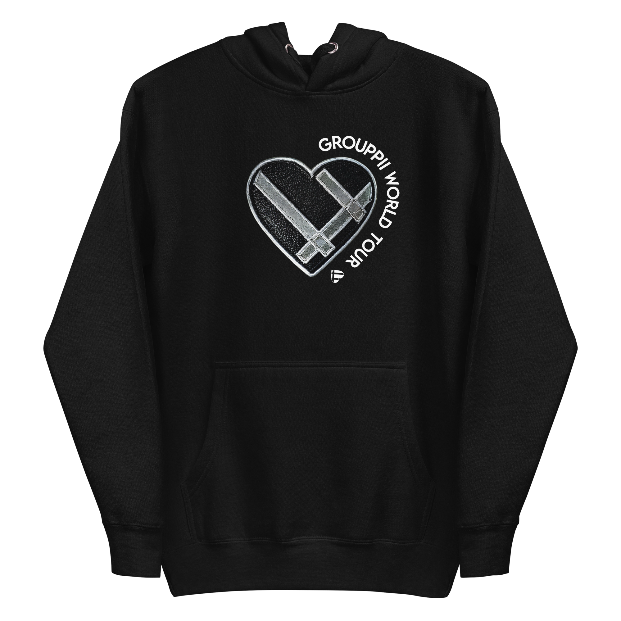 Printed Heart World Tour Hoodie