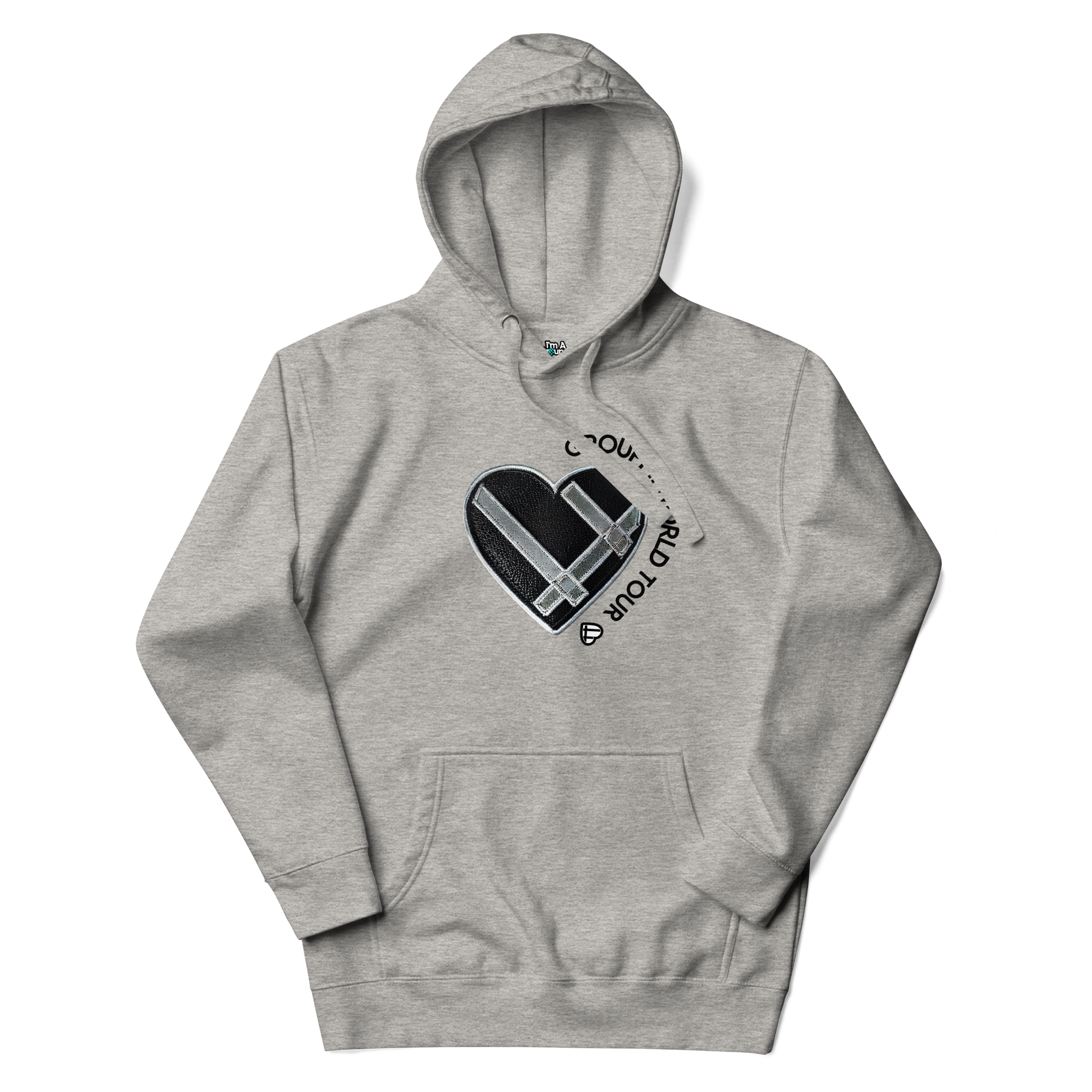 Printed Heart World Tour Hoodie